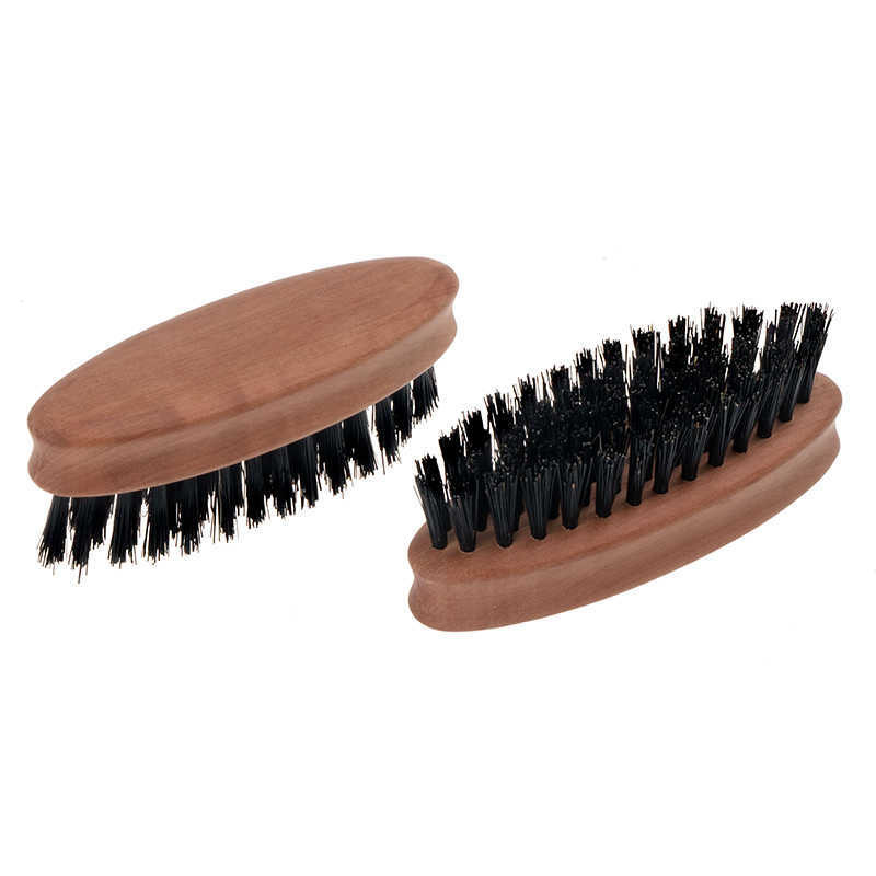 Brosse à Barbe et Moustache Ovale en soies de Sanglier - Keller