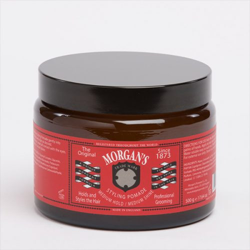 Pommade coiffante Tenue et Brillance médium.