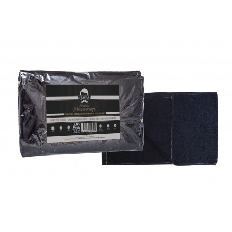 Lot de 6 Serviettes Noir