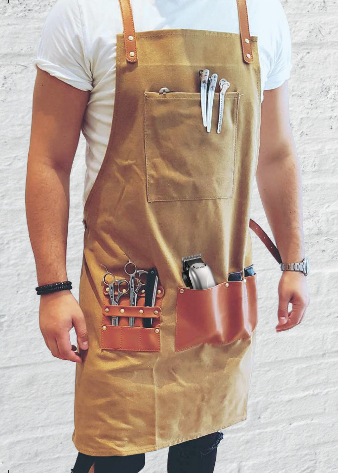 Tablier Barbier Fait Main