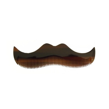 Petit peigne à Moustache Façon Écaille