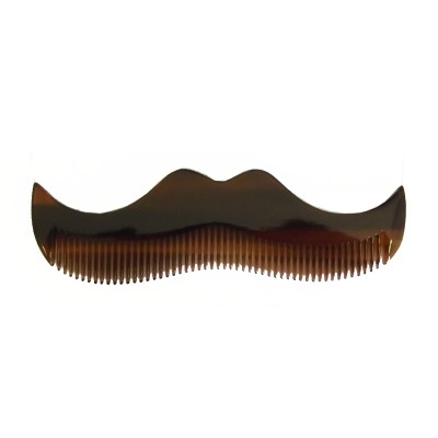 Petit peigne à Moustache Façon Écaille